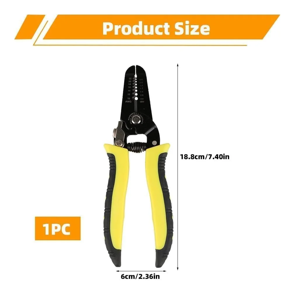 Стриппер 10-22AWG 7 в 1 многофункциональный Two-tone, фото №5