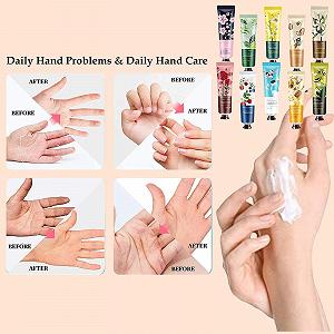 Набір різдвяних кремів для рук 2025, набір кремів для рук, різдвяні подарунки, міні-креми для рук, 10 штук в упаковці synthetic.ua - Фото 1