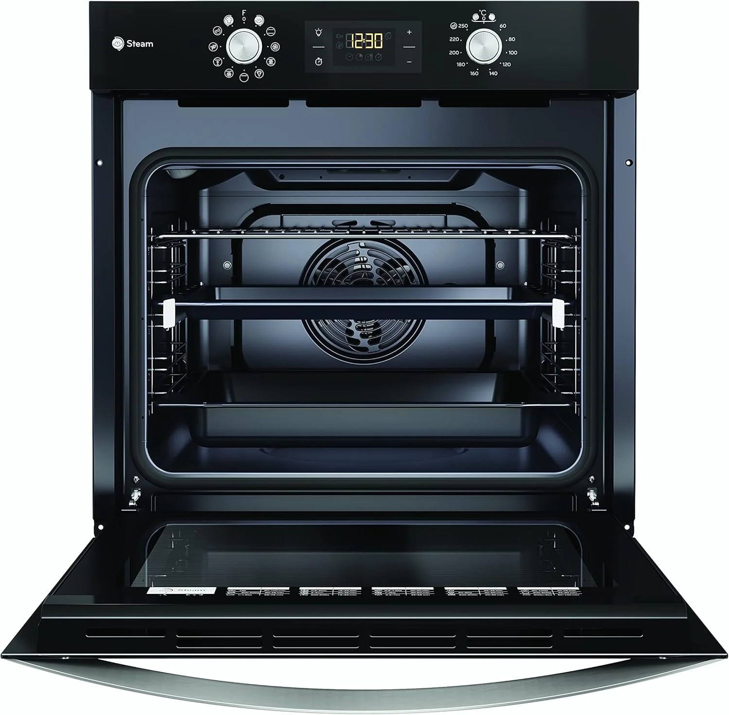 Вбудована духова шафа + варильна поверхня Privileg BAKO Turn&Go Steam 500 Silver, фото №4