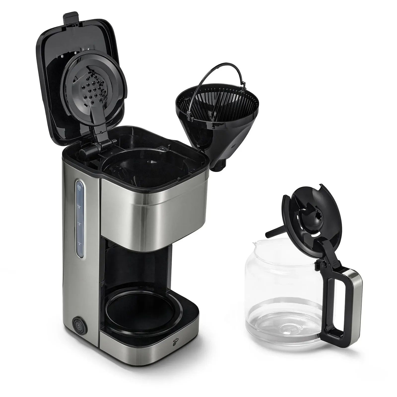 Фильтр-кофеварка Tchibo Let's Brew Elegant 1.25 л на 10 чашек Нержавеющая сталь, фото №8