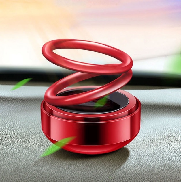 Ароматизатор в автомобиль Левитирующие кольца от солнечного света MIO 1 сменный картридж Красный 050965, фото №6 Ароматизатор в автомобиль Левитирующие кольца от солнечного света MIO 1 сменный картридж Красный 050965, фото №6