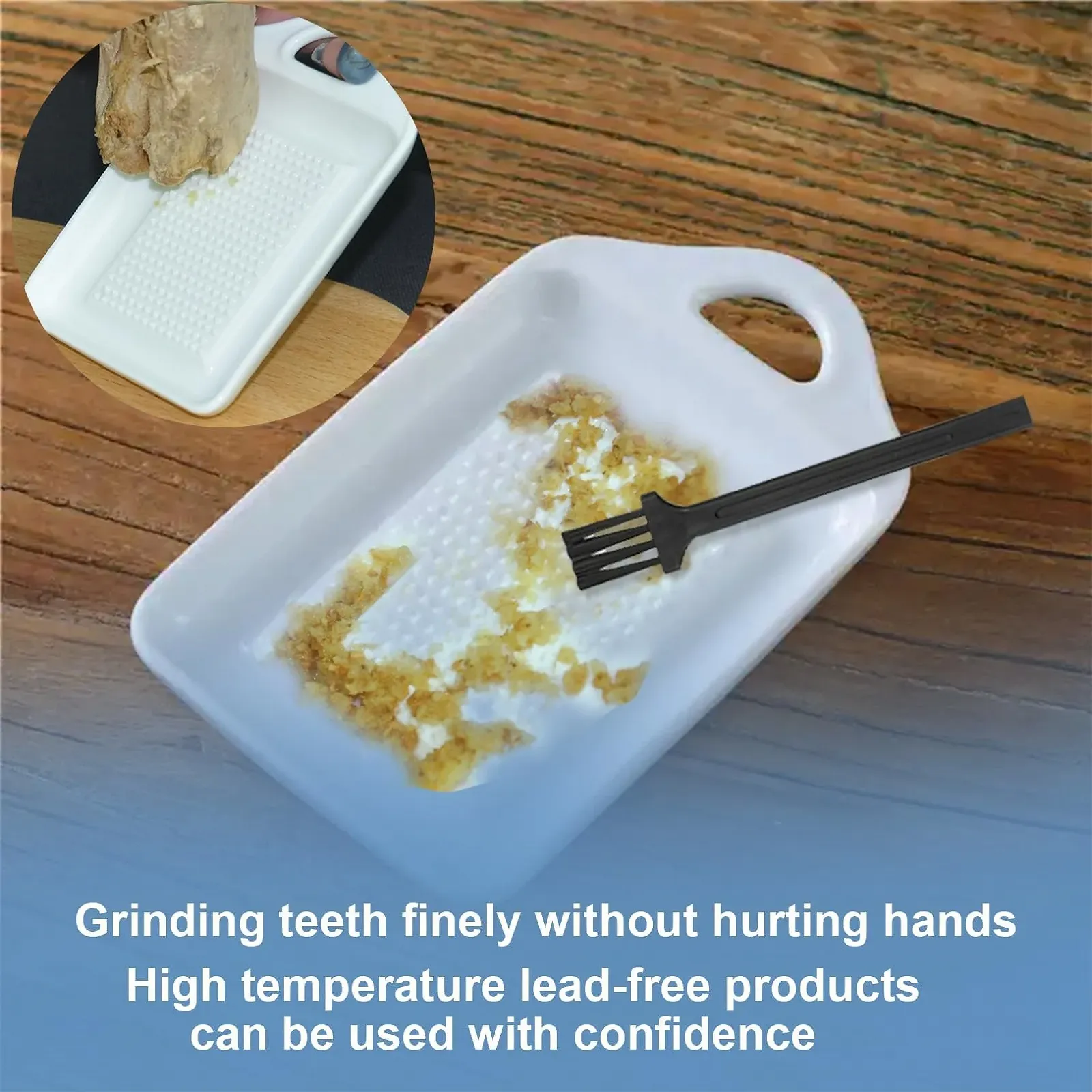 Керамічна терка з міні-щіткою, фото №6