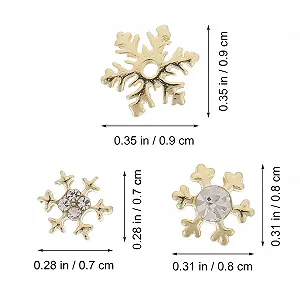 Прикраса для нігтів Сніжинка ERINGOGO, 60 шт synthetic.ua - Фото 1