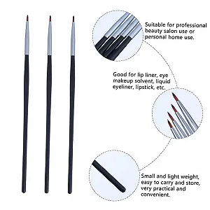 Пензлі для підводки очей minkissy synthetic.ua - Фото 1