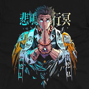 Футболка Аниме Клинок рассекающий демонов Demon Slayer TH177 XL synthetic.ua - Фото 1