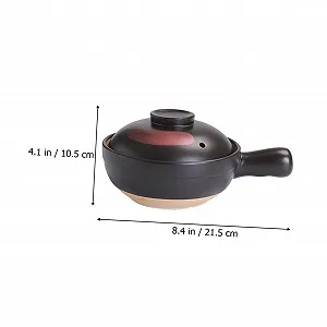 Кастрюля BESPORTBLE с плоским дном и ручкой термостойкая для газовой плиты synthetic.ua - Фото 1