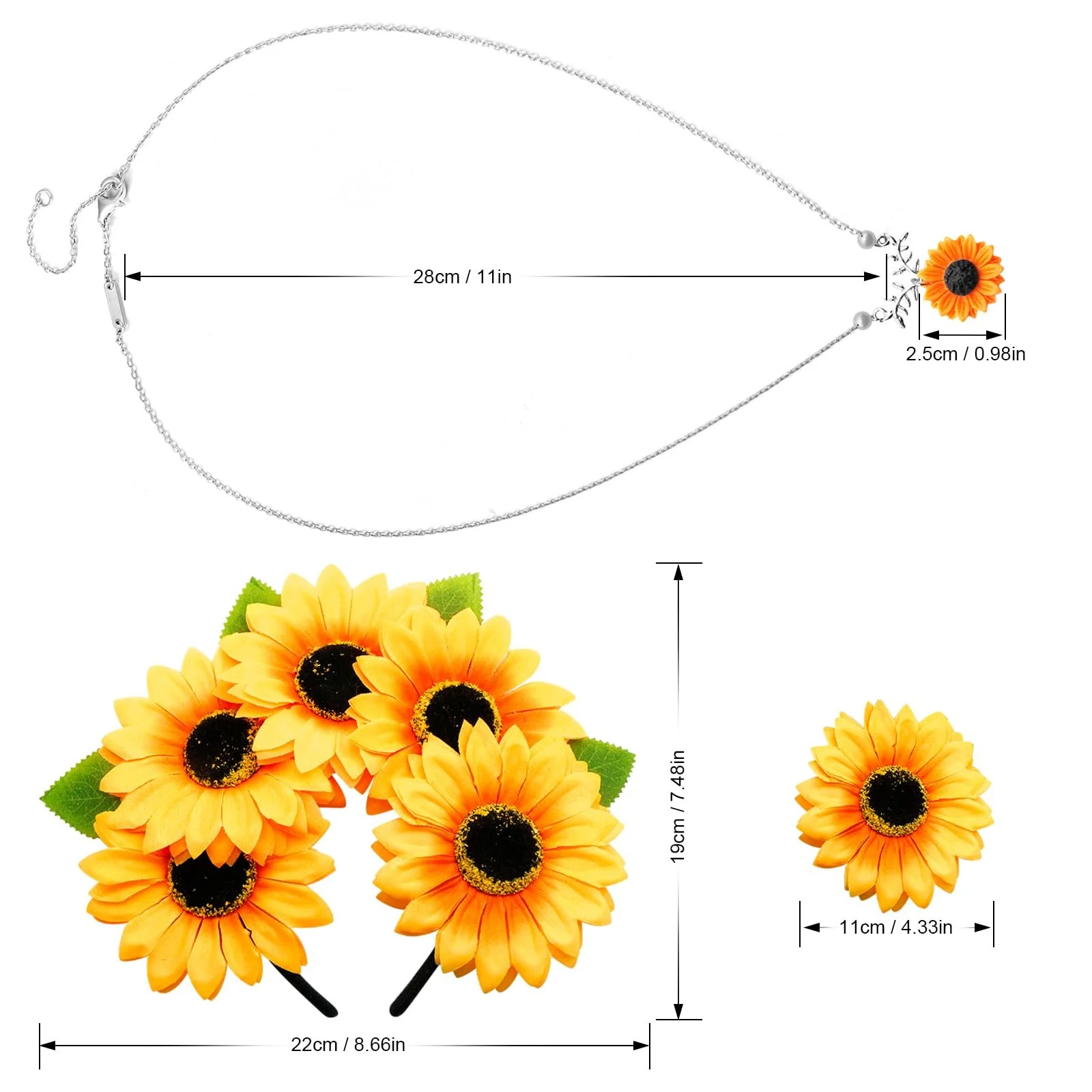 Обруч Подсолнечник, Богемный, фото №2 Обруч Подсолнечник, Богемный, фото №2