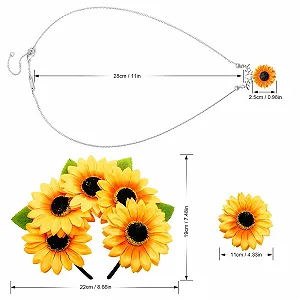 Обруч Подсолнечник, Богемный synthetic.ua - Фото 1