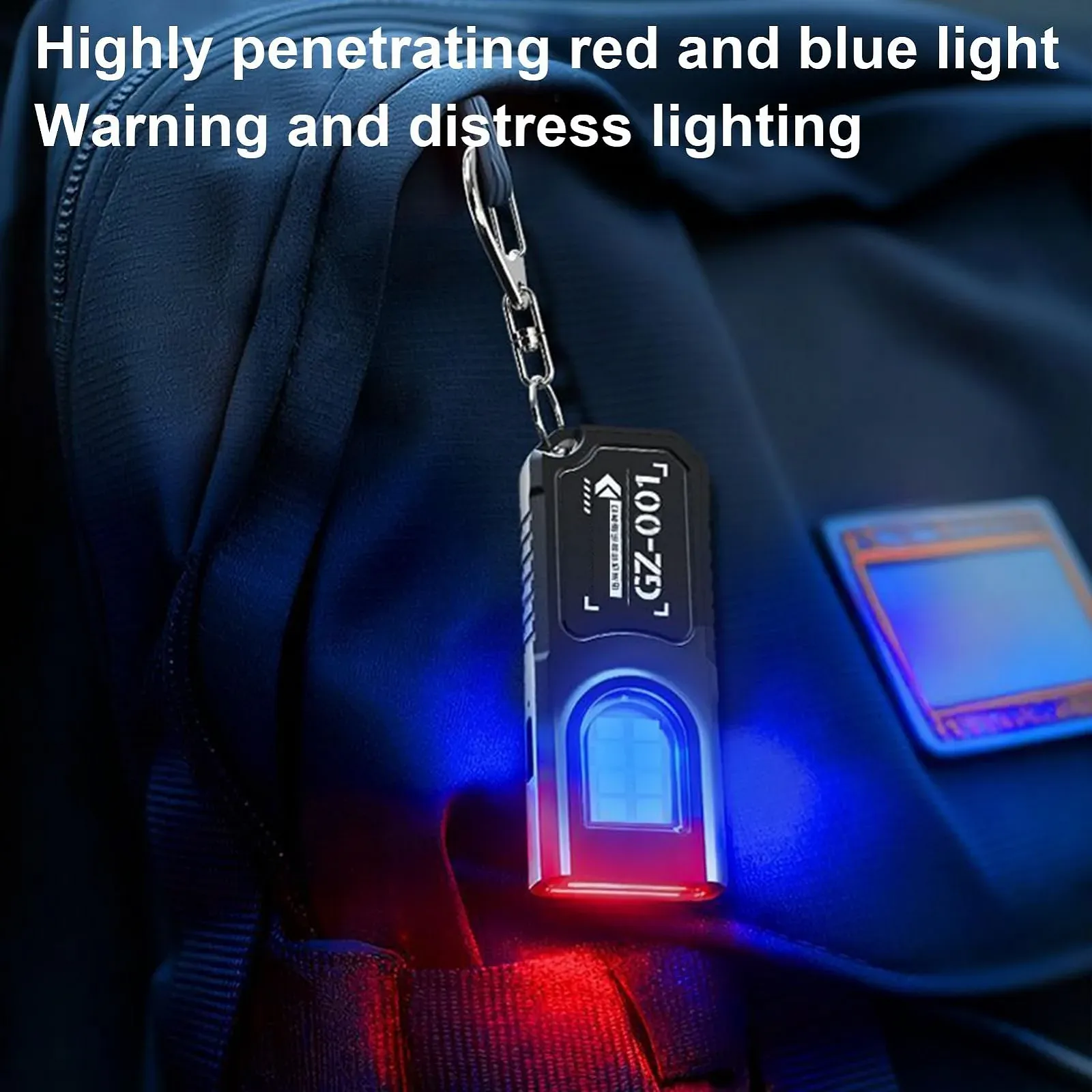 Фонарик-брелок Mini Square LED с клипсой, портативный, яркий, карманный, на батарейках Для прогулок, походов, путешествий, выживания, рыбалки, ночной работы, фото №5