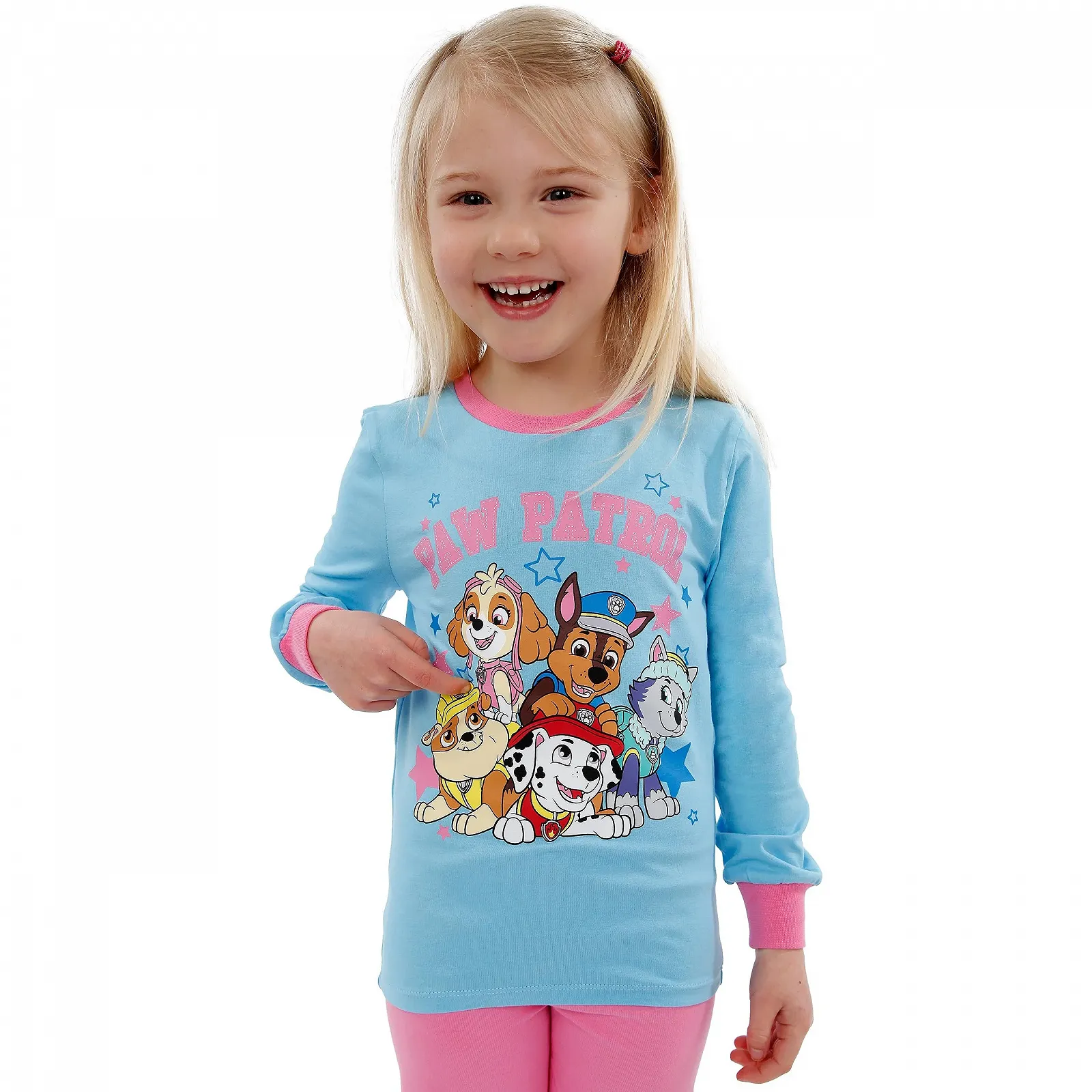 Пижама PAW PATROL для девочек Чейз Маршалл Скай Эверест Slim Fit, фото №3 Пижама PAW PATROL для девочек Чейз Маршалл Скай Эверест Slim Fit, фото №3