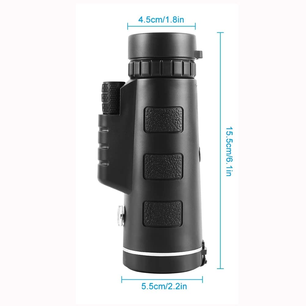 Монокуляр Telescoping 40x60 Zoom Monocular Clear Weak с держателем для смартфона, фото №6