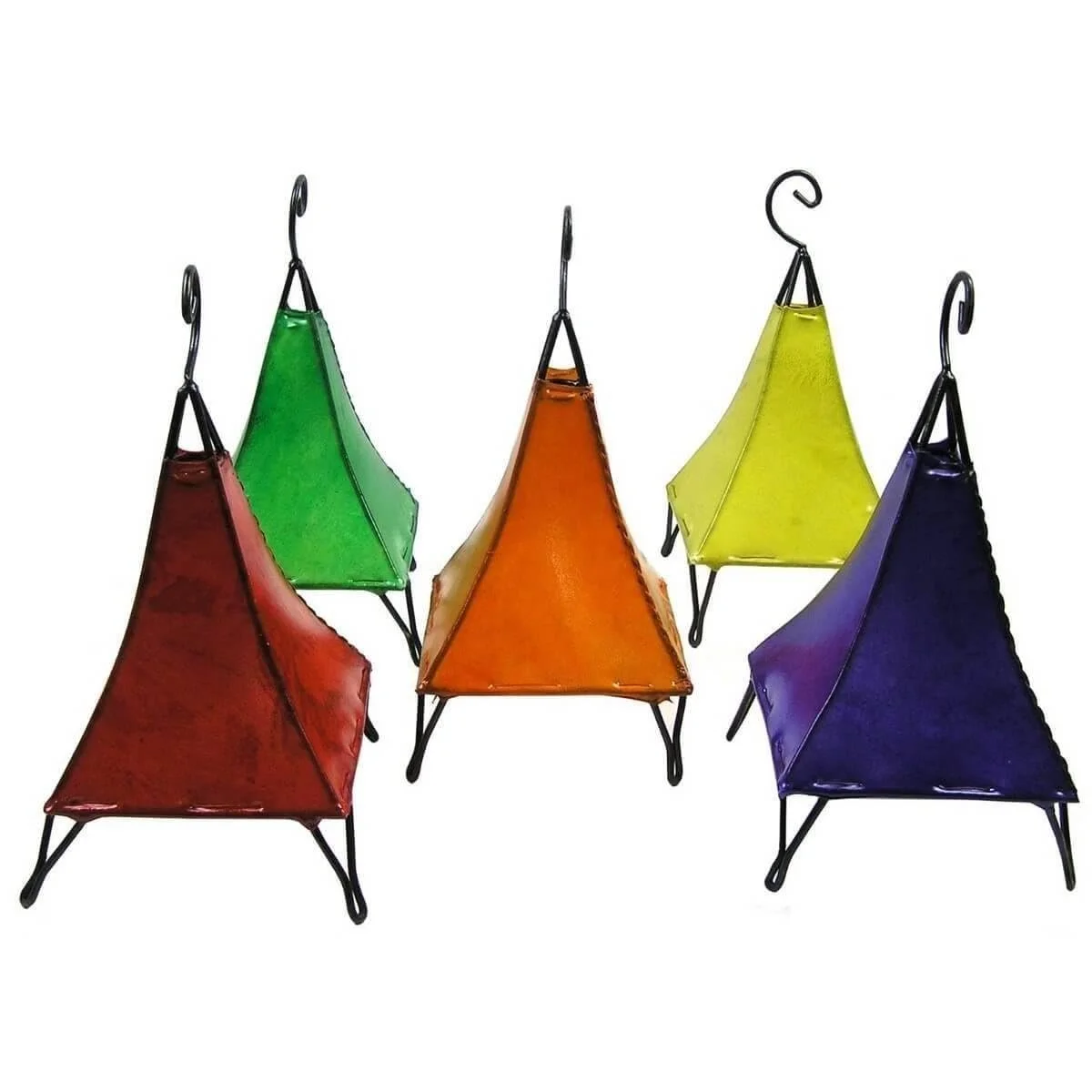 Настільна лампа Orient Pyramid Plain Leather 40 см, фото №3