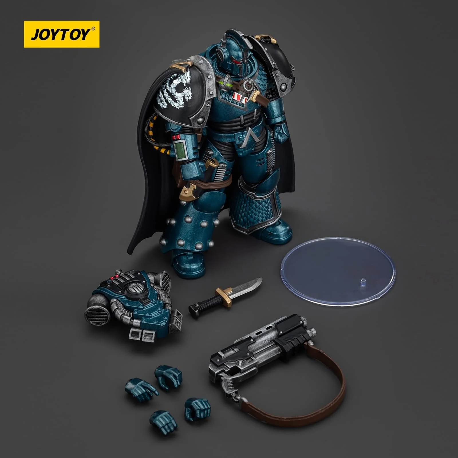 Екшн-фігурка JOYTOY Warhammer 40k Alpha Legion Saboteur Consul 1/18, фото №9