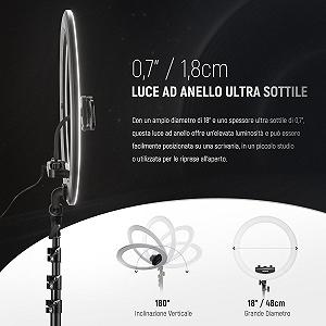 Кольцевая лампа NEEWER RP18B Pro Black Черная цена на synthetic.ua - Фото 1 Кольцевая лампа NEEWER RP18B Pro Black Черная synthetic.ua - Фото 1