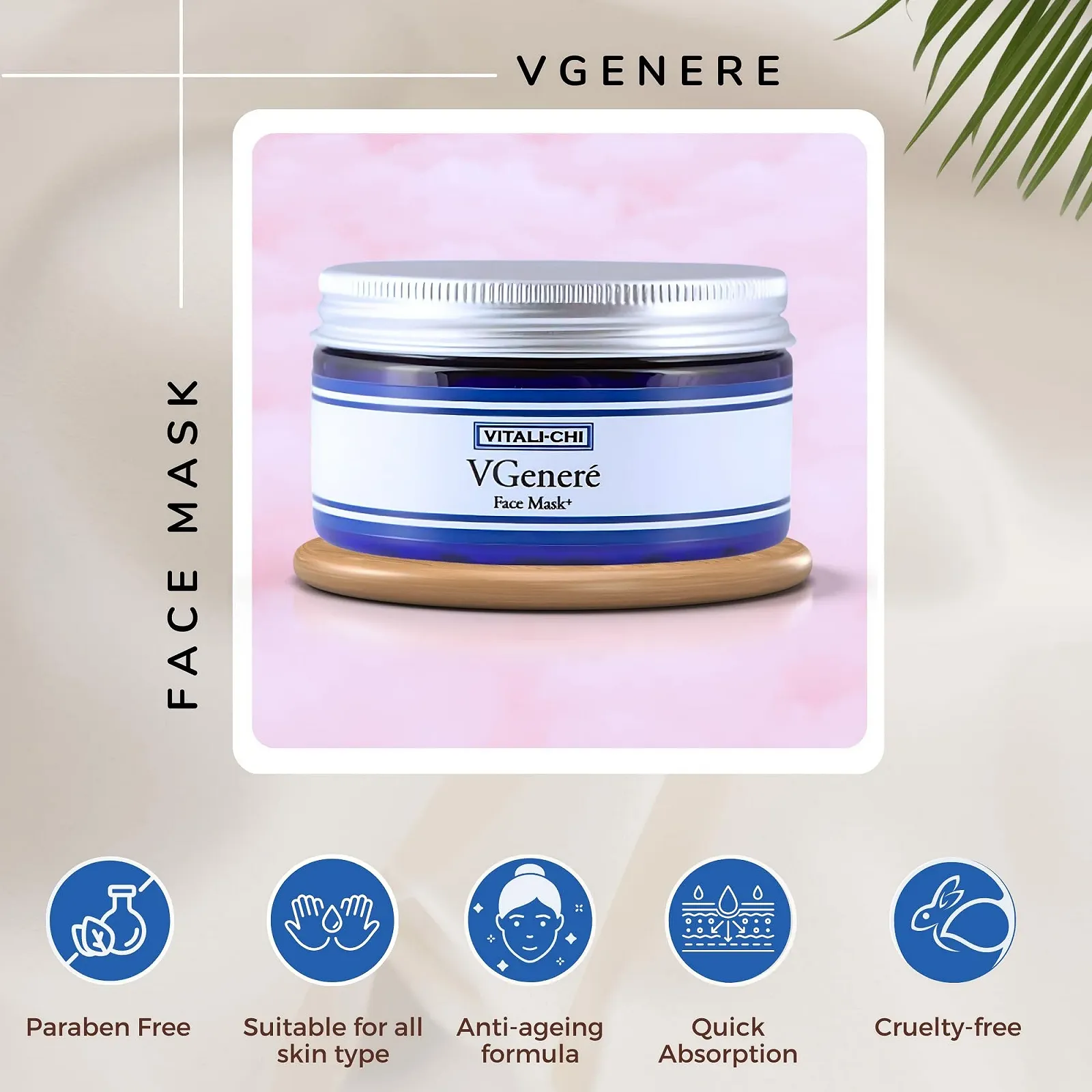 Маска для лица Vitali-Chi VGener

+ 100 мл, фото №5