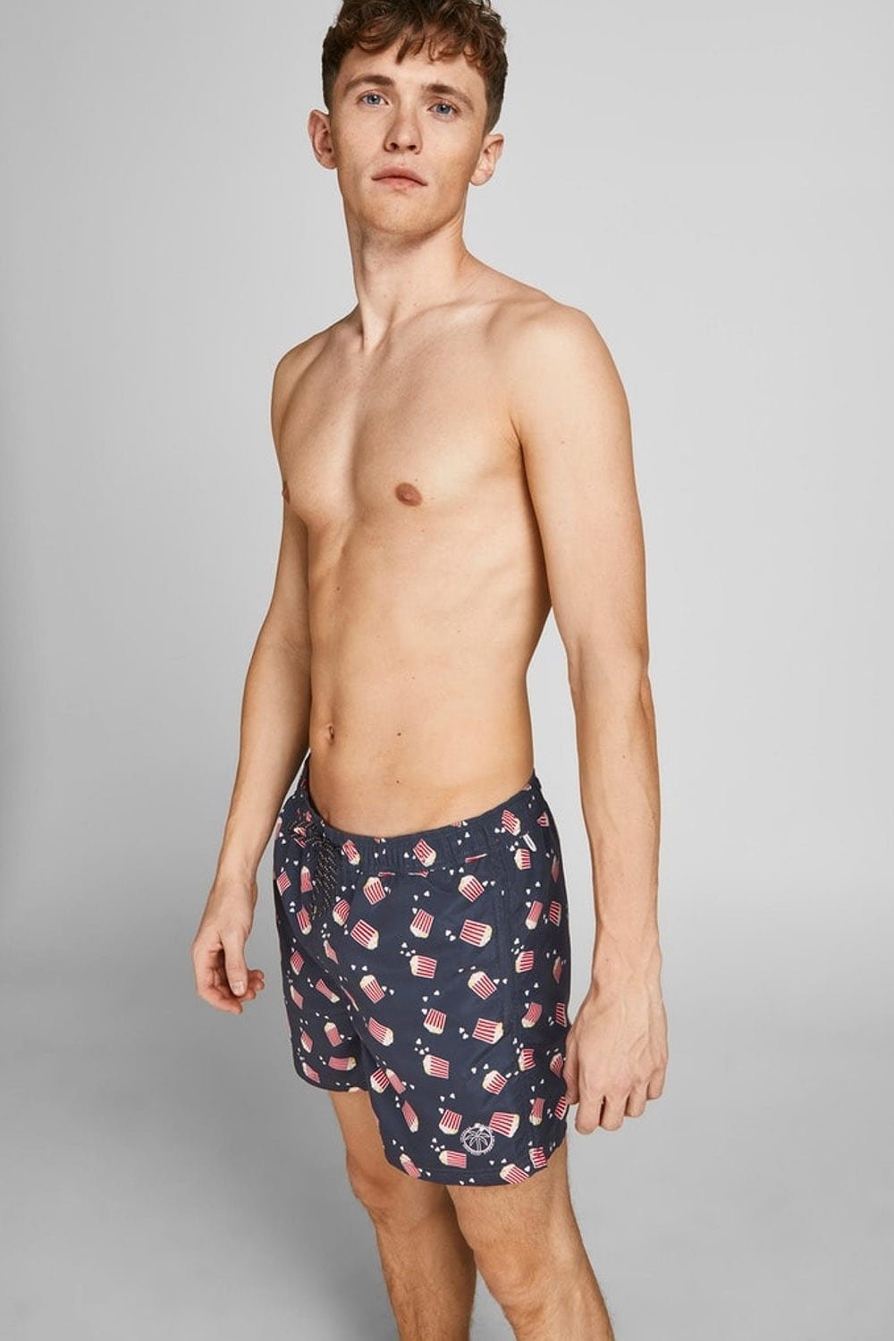Шорти плавальні JPSTCRETE JJSWIM AKM FOOD 12203822-Navy Blazer Jack&Jones Темно-синій 2XL, фото №2