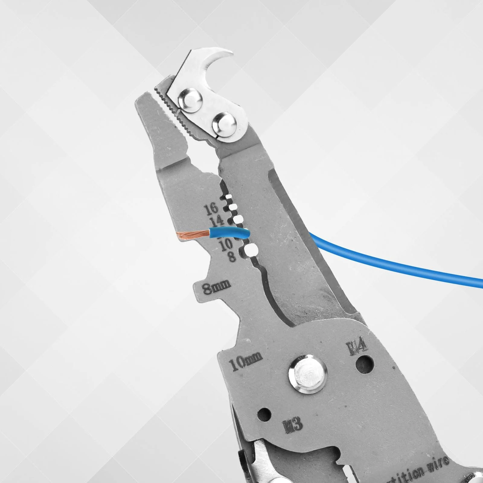 Складной стриппер 18 в 1 из нержавеющей стали 2 шт., фото №4