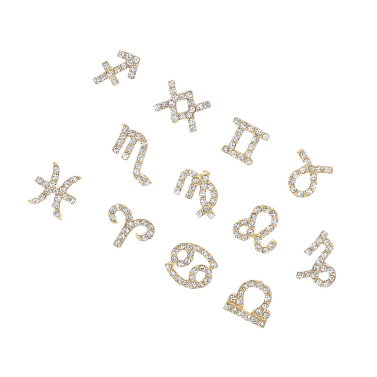 Подвески для ногтей Beavorty Знаки зодиака, 24 шт., фото №1