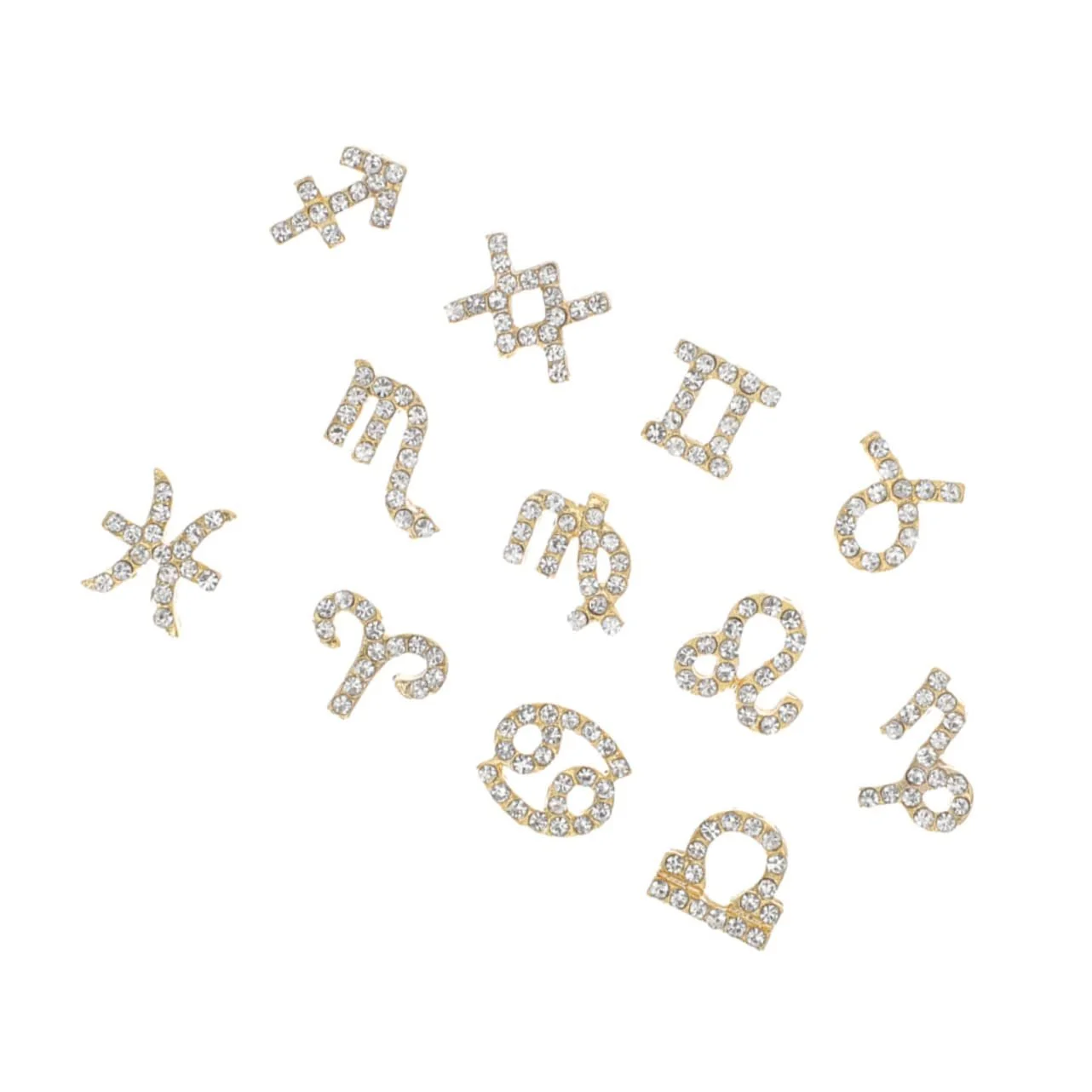 Підвіски для нігтів Beavorty Знаки зодіаку, 24 шт., фото №1