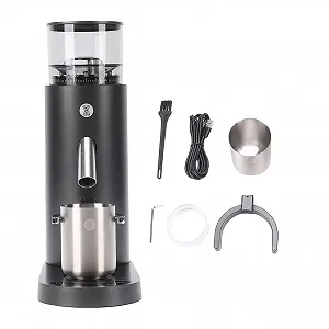 Электрическая кофемолка Anti-Static, 60 настроек помола, аккумуляторный бункер для зерен, 685 Черный - Фото 1