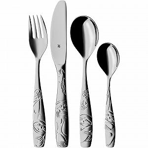 Набір дитячих столових приборів WMF Sloth, 4 предмети - Фото 1