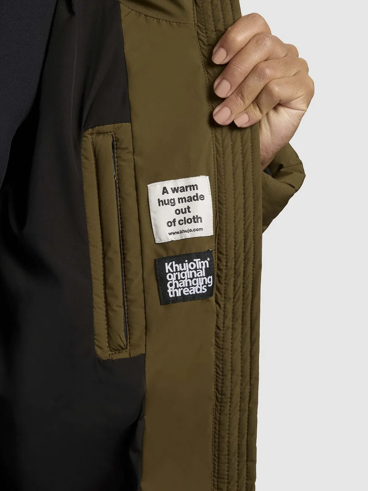 Зимнее пальто Khujo Genti Женское Зеленый Streetwear, фото №2 Зимнее пальто Khujo Genti Женское Зеленый Streetwear, фото №2