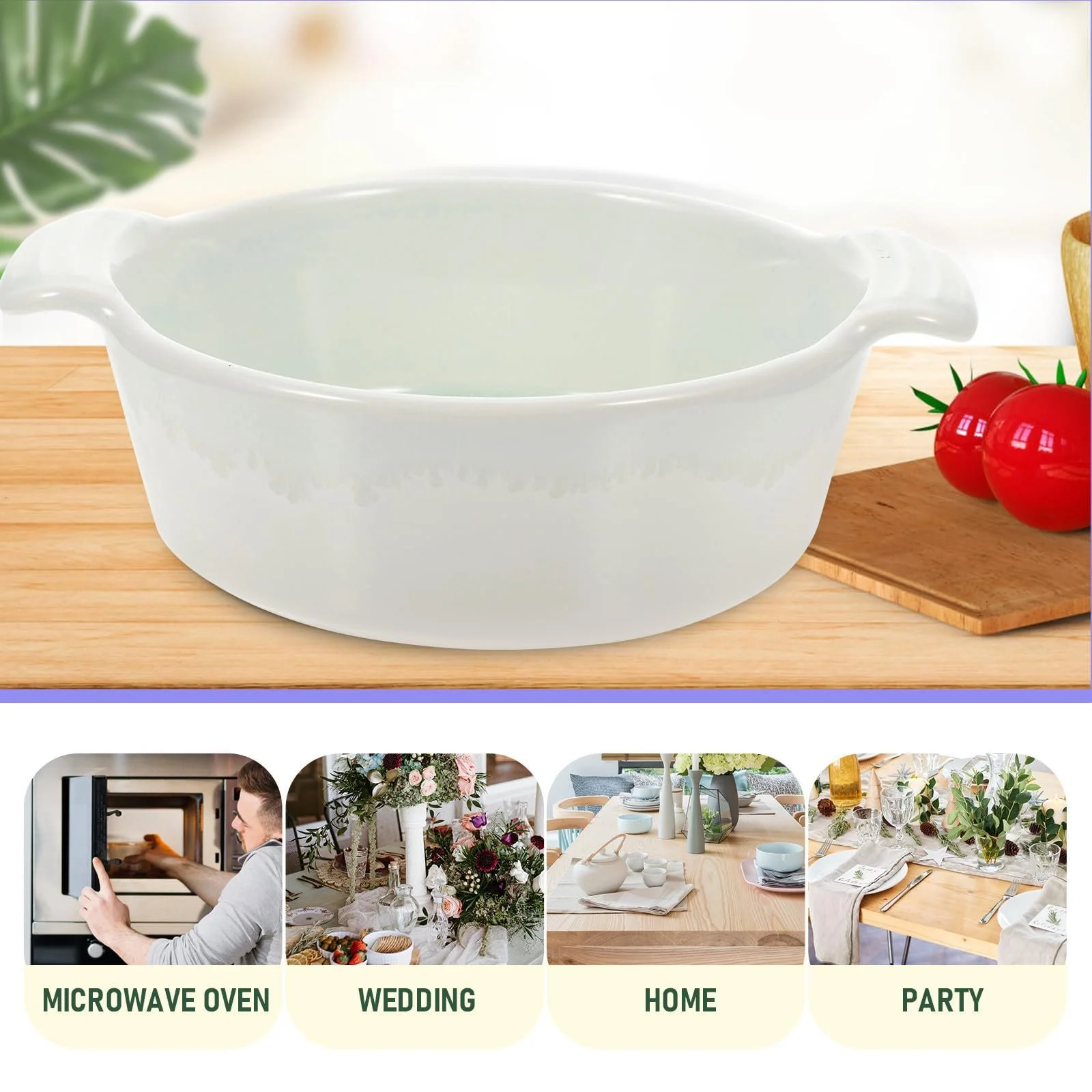 Керамическая форма для выпечки Gadpiparty Круглая Зеленая с двойными ручками Термостойкая, фото №7 Керамическая форма для выпечки Gadpiparty Круглая Зеленая с двойными ручками Термостойкая, фото №7