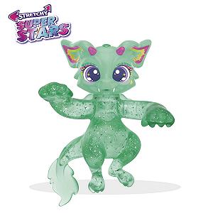 Фигурка Stretchy Superstars Drumylee с наполнителем из слизи зеленый synthetic.ua - Фото 1