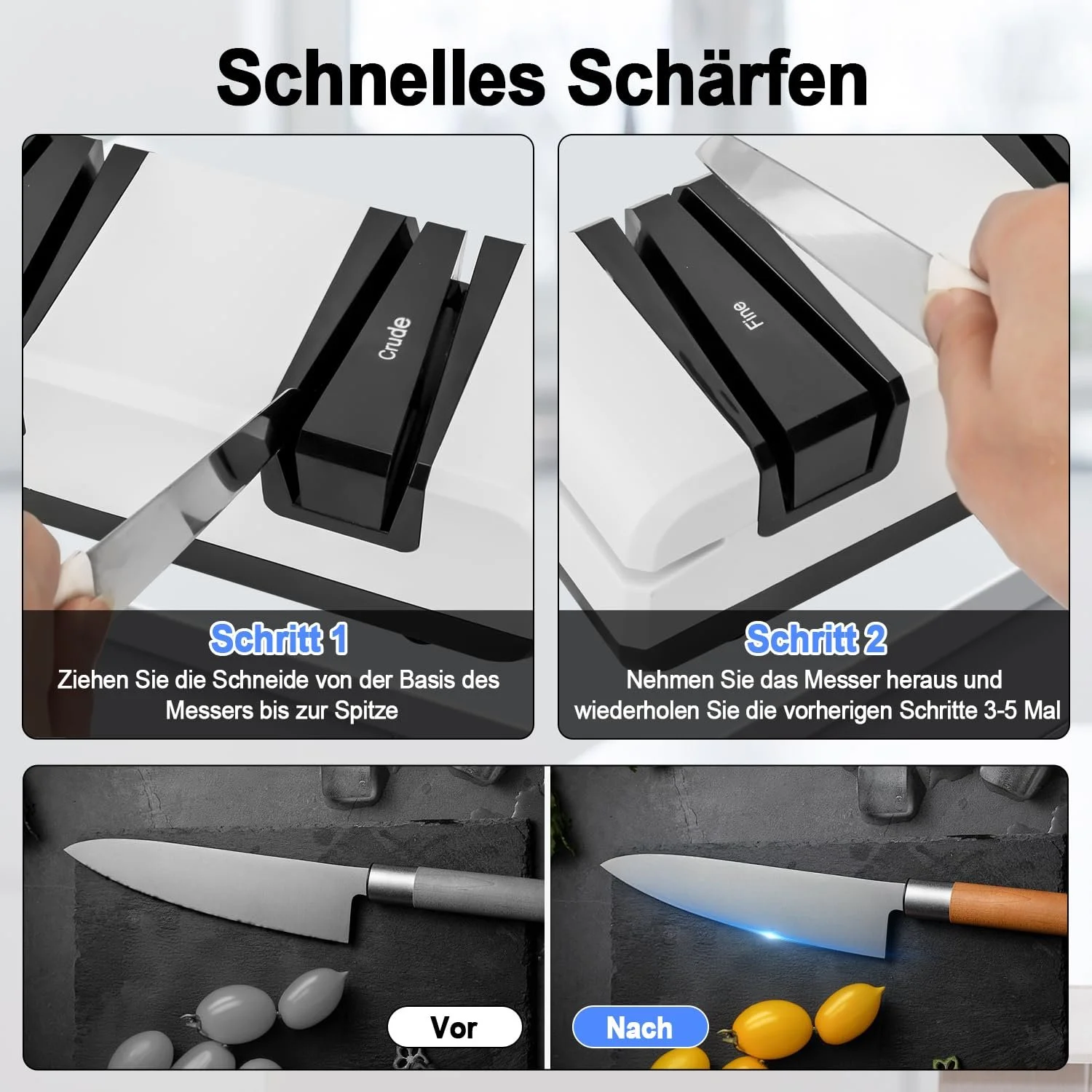 Точило для ножів електричне Diamond професійне 4-в-1 малошумне, фото №4