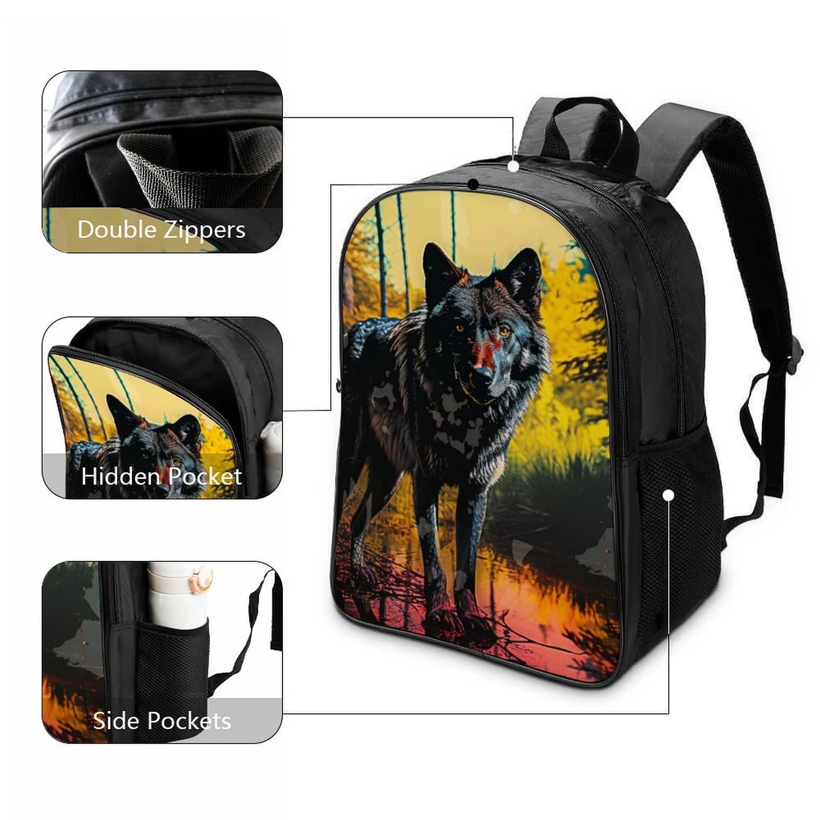 Ранець Wolf RSIUUODNF 40x28x16см, фото №3