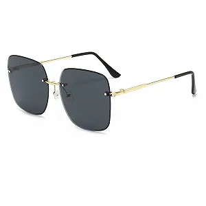 Уличные Модные Круглые Поляризованные Без Ободка Солнцезащитные synthetic.ua - Фото 1