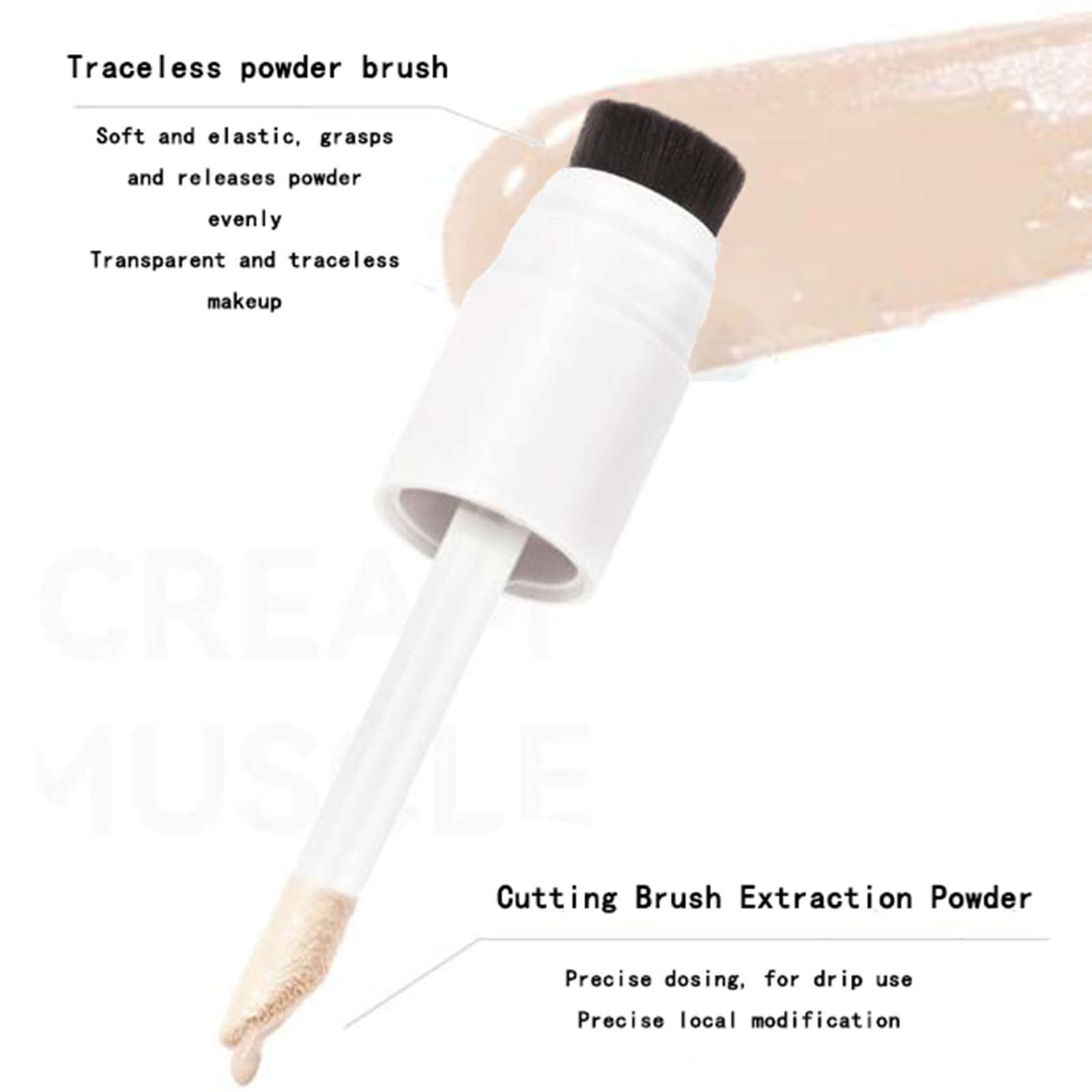 Тональна Основa Full Coverage Крем BB CC Concealer З Пензликом, фото №4