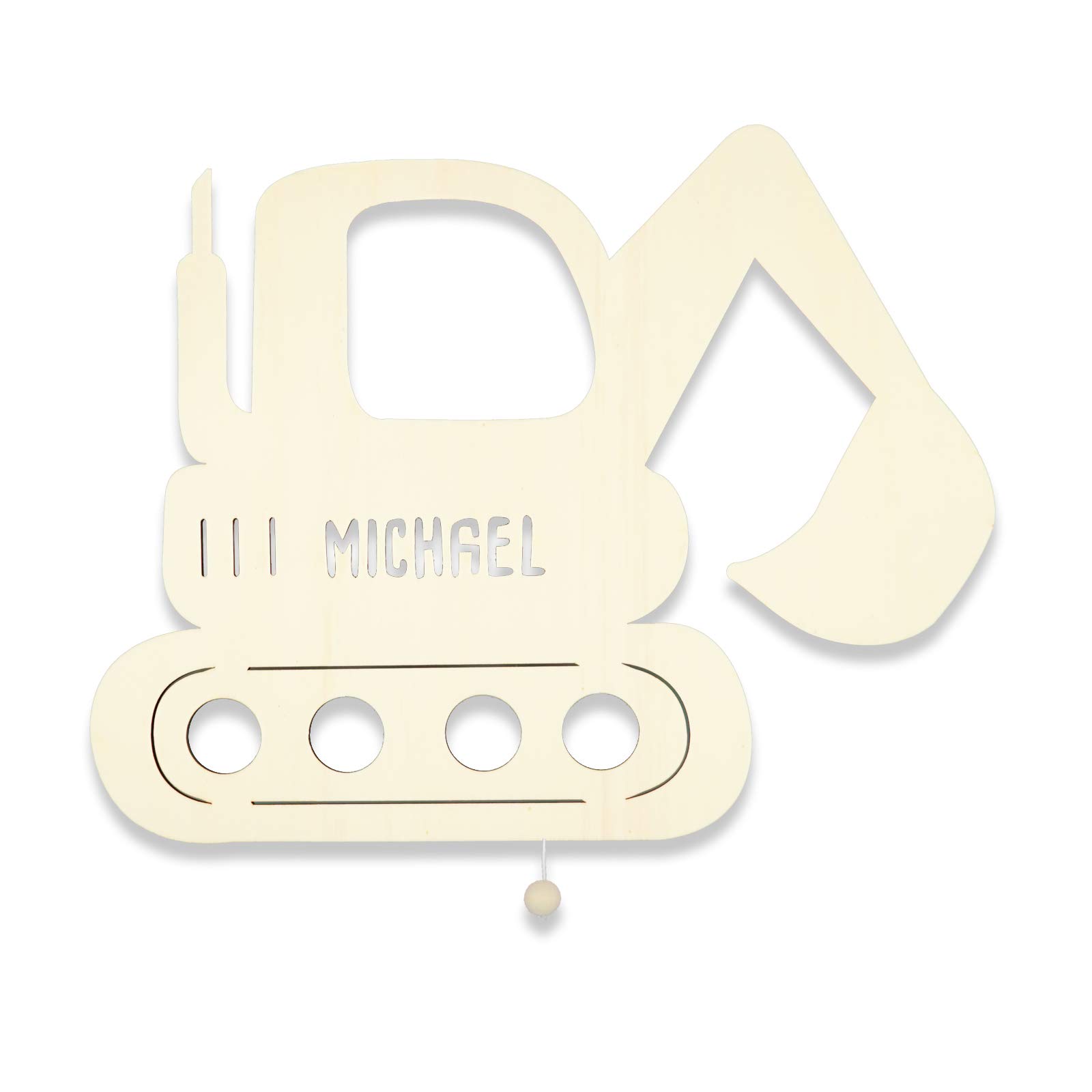 Лампа настінна Digger з ім'ям нічник для дитячої кімнати [Енергетичний клас A++], фото №1