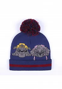 Шапка детская Paw Patrol Chase Marshall Winter Bobble, голубая synthetic.ua - Фото 1