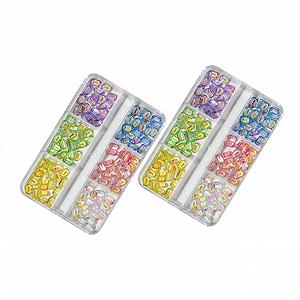 Типу Діамант Healeved Boxen Блискучі. Для манікюру. Різнокольорові - Фото 1