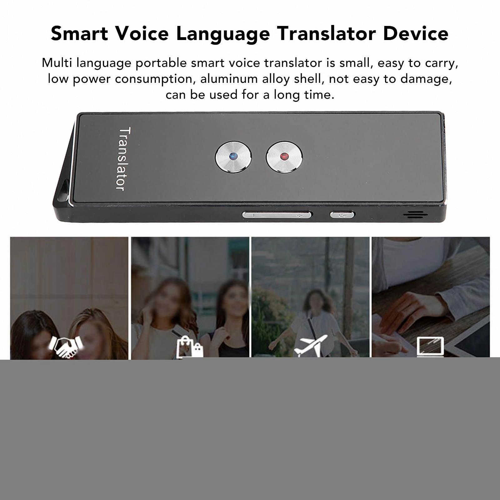 Пристрій для перекладу голосу Модель X9, двосторонній в реальному часі, підтримує 74 мови з 70 акцентами, фото №5