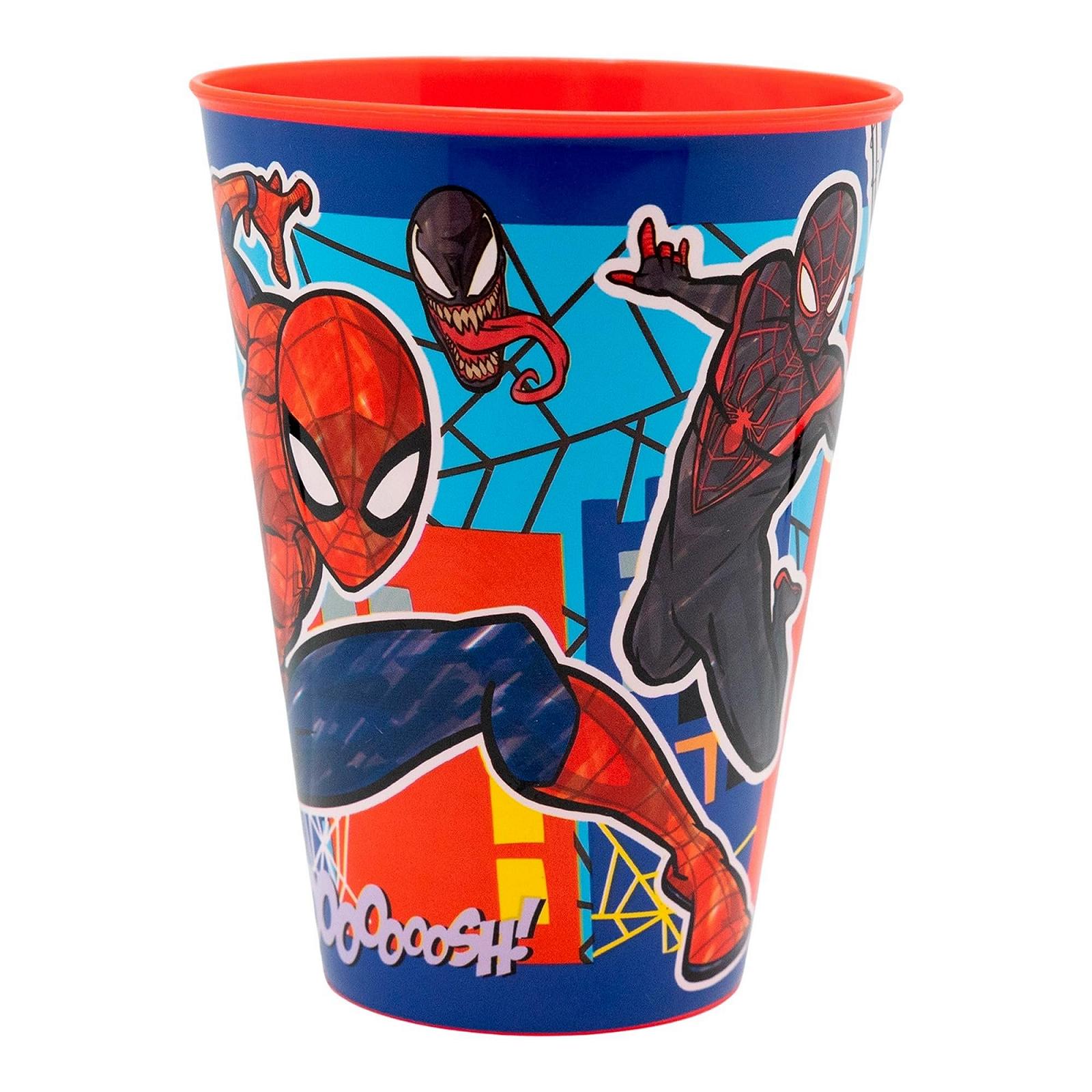 Дитяча багаторазова пластикова чашка Spiderman Stor 430 мл, фото №2