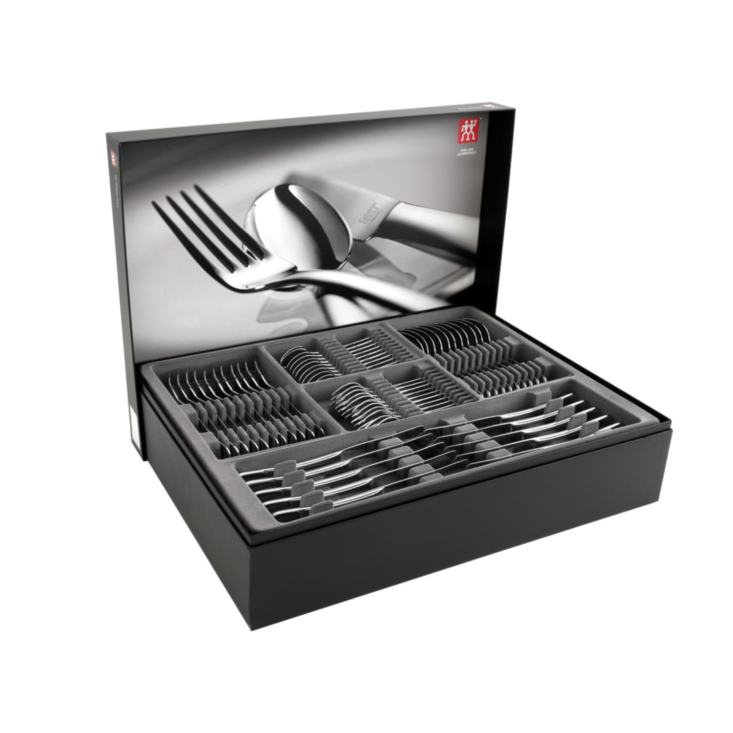 Набір столових приборів ZWILLING Nottingham, 68 предметів, на 12 персон, нержавіюча сталь 18/10, фото №2 Набір столових приборів ZWILLING Nottingham, 68 предметів, на 12 персон, нержавіюча сталь 18/10, фото №2