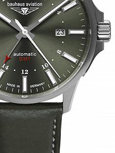 Часы Bauhaus Aviation Мужской Автоматический GMT Титановый корпус 10 ATM 2868 synthetic.ua - Фото 1