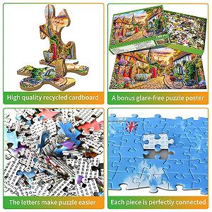 Пазл Charming and Beautiful City Classic Educational 1000 деталей synthetic.ua - Фото 1