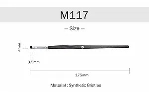 Пензель ENERGY Flat Precision Eyeliner M117 synthetic.ua - Фото 1