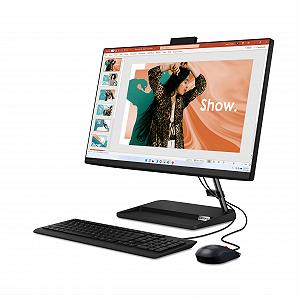 Lenovo IdeaCentre 3 All in One 23.8 Inch Full HD Ryzen 7 7730U 16GB RAM 1TB SSD Radeon Чорний synthetic.ua - Фото 1