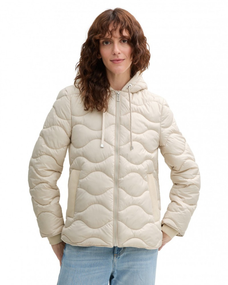 Куртка women's jacket 1044399-29517 Tom Tailor Кремовий XXL, фото №1