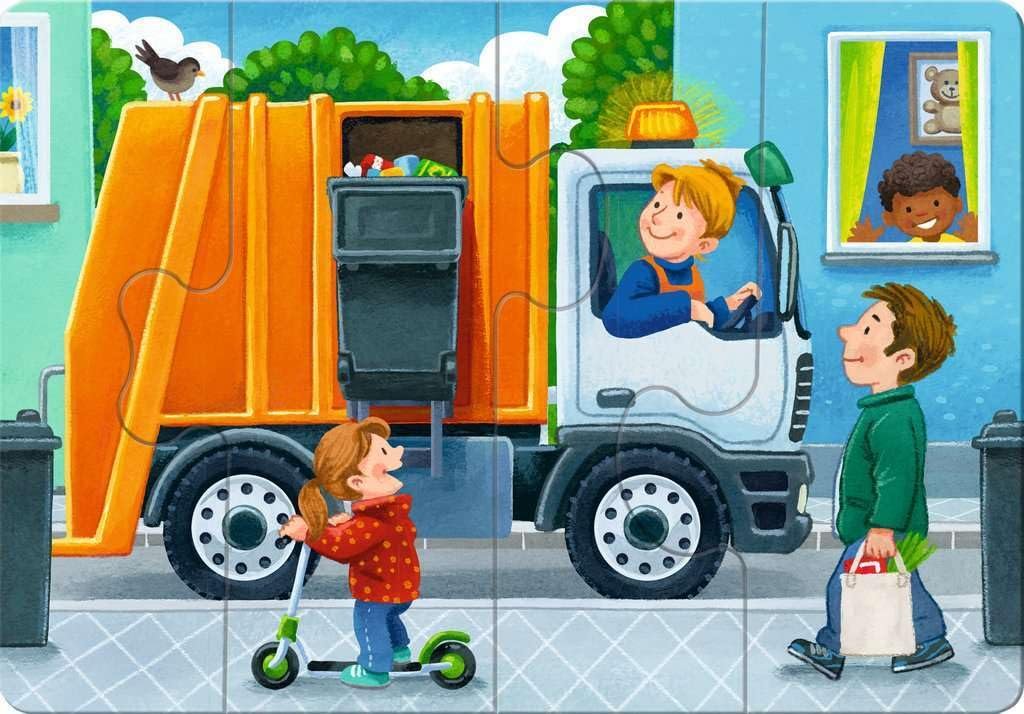 Пазл Ravensburger ministeps 4194 My Very First Puzzle: Vehicles 4 пазли по 2-5 деталей, фото №4