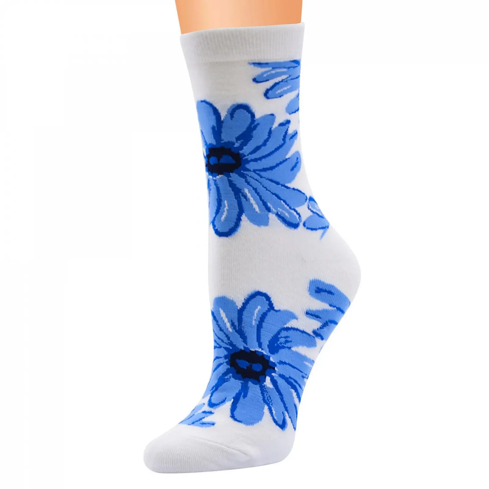 Жіночі В'язані Шкарпетки Бавовна Милий Мультяшний Візерунок, фото №5