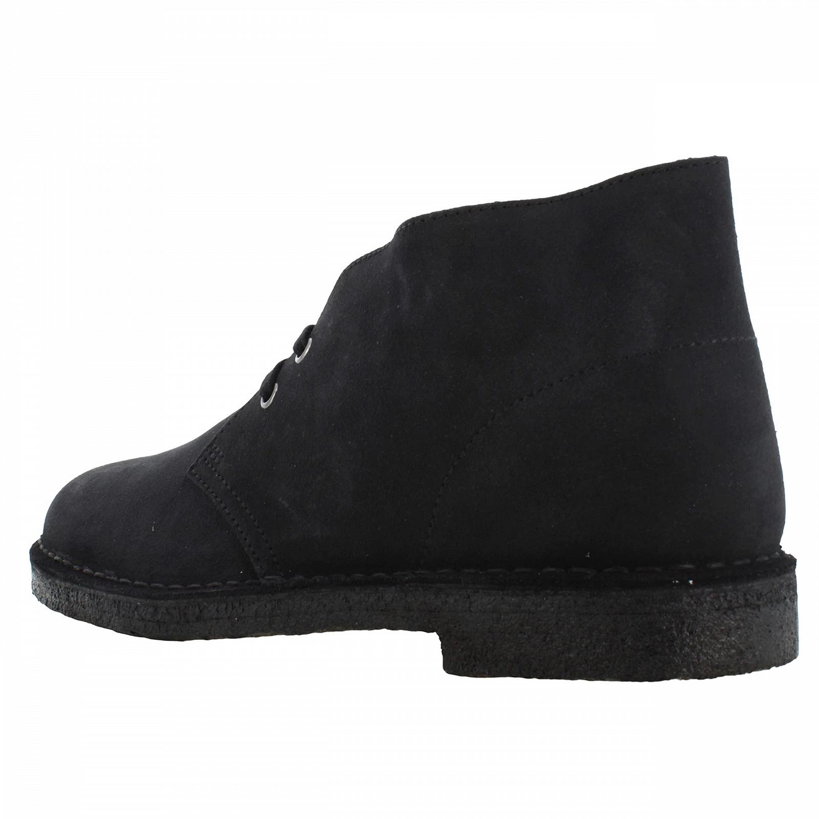 Черевики Desert Clarks ORIGINALS замша, шкіра, чорний, фото №8