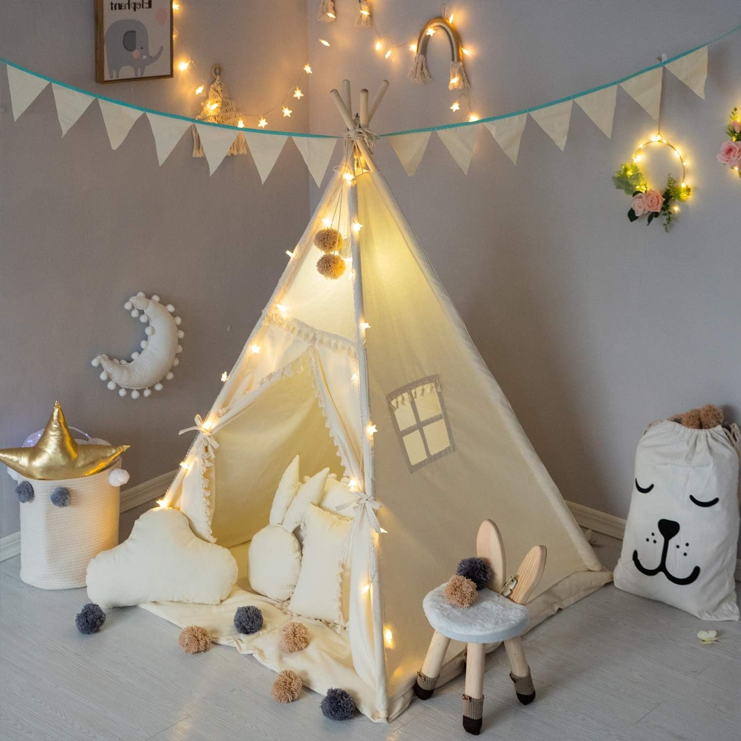 Дитячий Намет Teepee TreeBud Бавовна, Шифон, фото №6