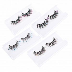Купить Накладные ресницы Ipetboom с пайетками, 4 пары, цветные, с блестками, из химического волокна - Фото 1 Накладные ресницы Ipetboom с пайетками, 4 пары, цветные, с блестками, из химического волокна - Фото 1