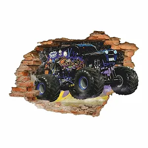 Наклейка на стену Monster Truck 3D Spots Car Decor - Фото 1