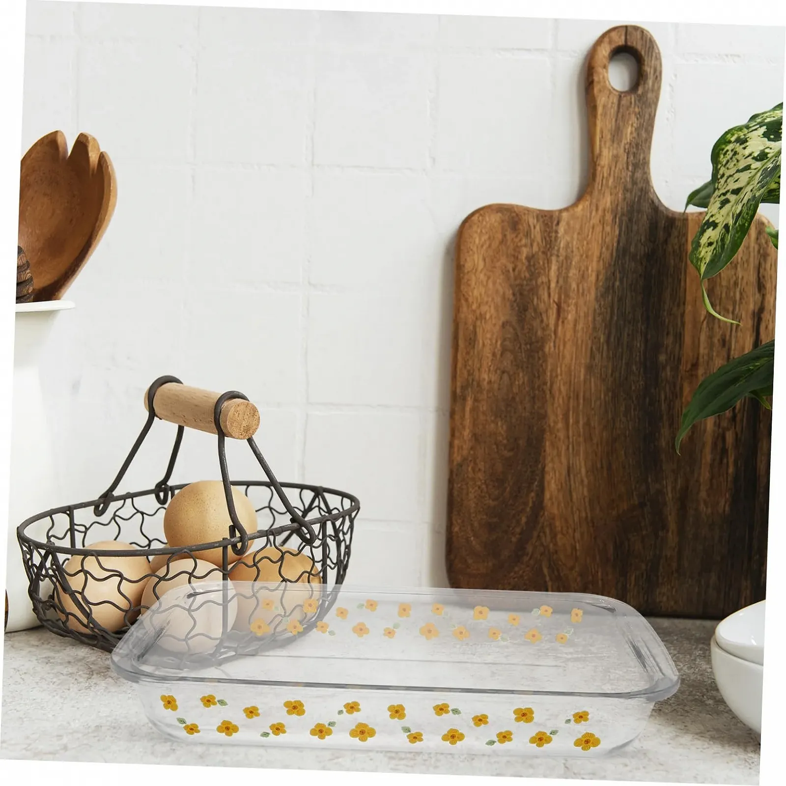 Форма для запекания LIFKOME стеклянная прямоугольная прозрачная, фото №5 Форма для запекания LIFKOME стеклянная прямоугольная прозрачная, фото №5